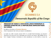 RDCongo : Message des vœux de la Gécamines SA au Premier ministre