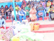 Lubumbashi : Assistance des épouses des militaires du camp Est avec les vivres et les non-vivres par les femmes de la Gécamines SA