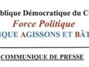 Message de félicitations du groupement la Dynamique Agissons et Bâtissons au chef de l’État