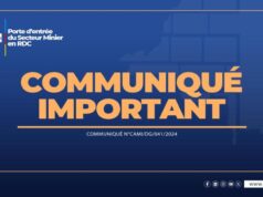 RDC – Guichet du Cadastre minier fermé