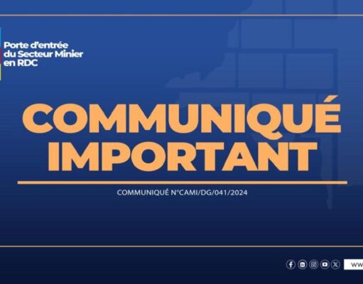 RDC – Guichet du Cadastre minier fermé